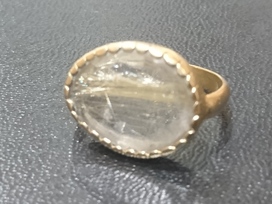ピパスモールのK18 クォーツ リングの買取実績です。