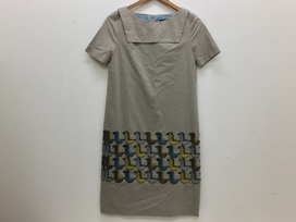 ミナペルホネンのグレー wood bird ワンピースの買取実績です。