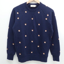 メゾンキツネ 18SS SWEAT SHIRT TRICOLOR FOX EMBROIDERY フォックスヘッド刺繍 クルーネック ラグランスリーブ スウェット 買取実績です。