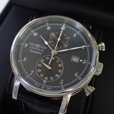 ツェッペリン 7578-3 NORDSTERN ノルドスタン クロノグラフ クォーツ腕時計 買取実績です。