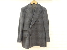 ガブリエレパジーニ タータンチェック ウール ピークドラペル ダブル スーツをブランド洋服買取のエコスタイル銀座本店で買取致しました。