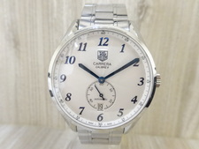 タグホイヤーのカレラ ヘリテージ キャリバー6 ステンレス 腕時計をブランド時計買取の銀座本店で買取致しました。状態は通常使用感があるお品物です。