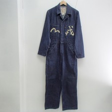 エヴィスのLot:1200 denim overall 戎 カモメ デニム オーバーオール ボトムスをブランド洋服買取の磐田店で買取致しました。状態は通常使用感があるお品物です。