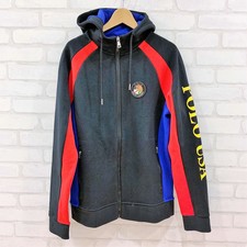 ラルフローレン 黒×赤×青　正規　ダブルニットフーディ 買取実績です。