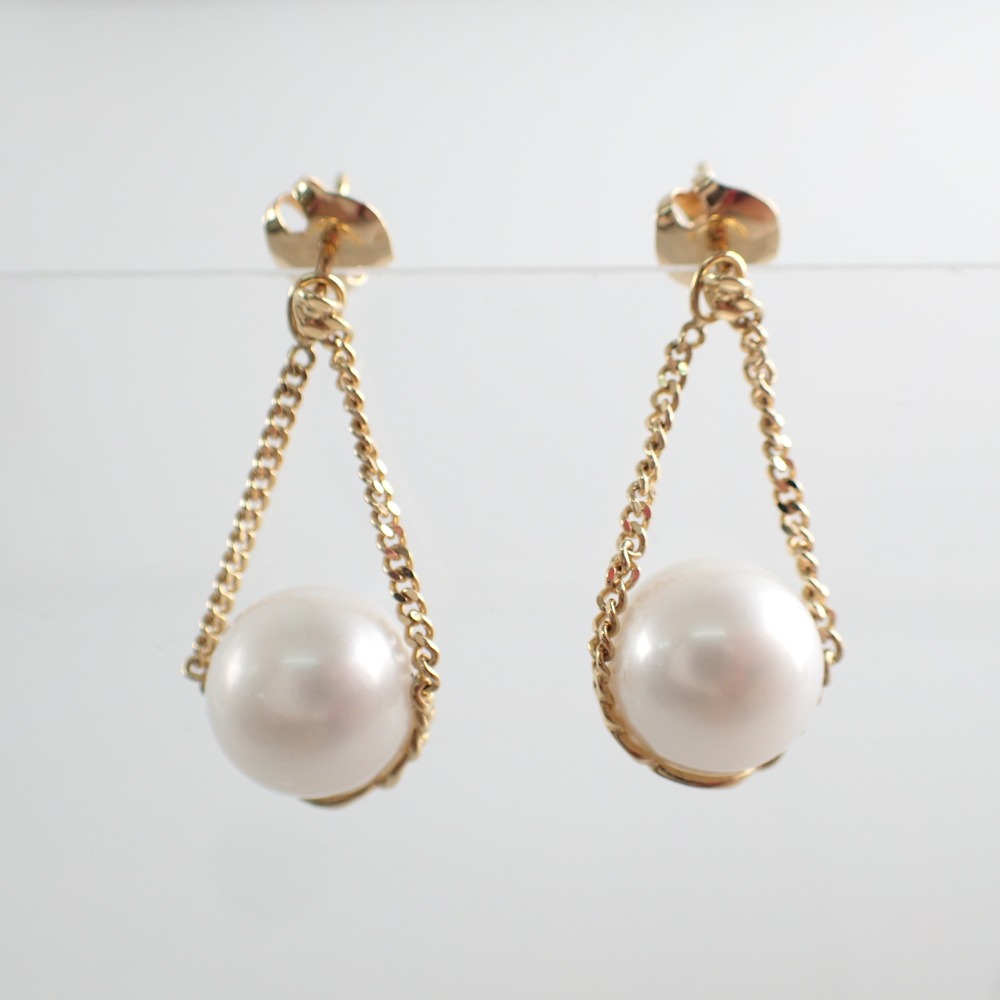 タサキのM/G TASAKI エムジータサキ K18 STRETCHED Earrings ストレッチドピアスの買取実績です。