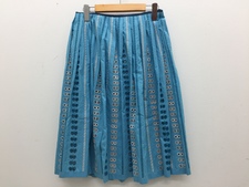 浜松鴨江店にて、ミナペルホネンのCHIYO、ブルーフレアスカートを買取しました。状態は通常使用感のあるお品物です。