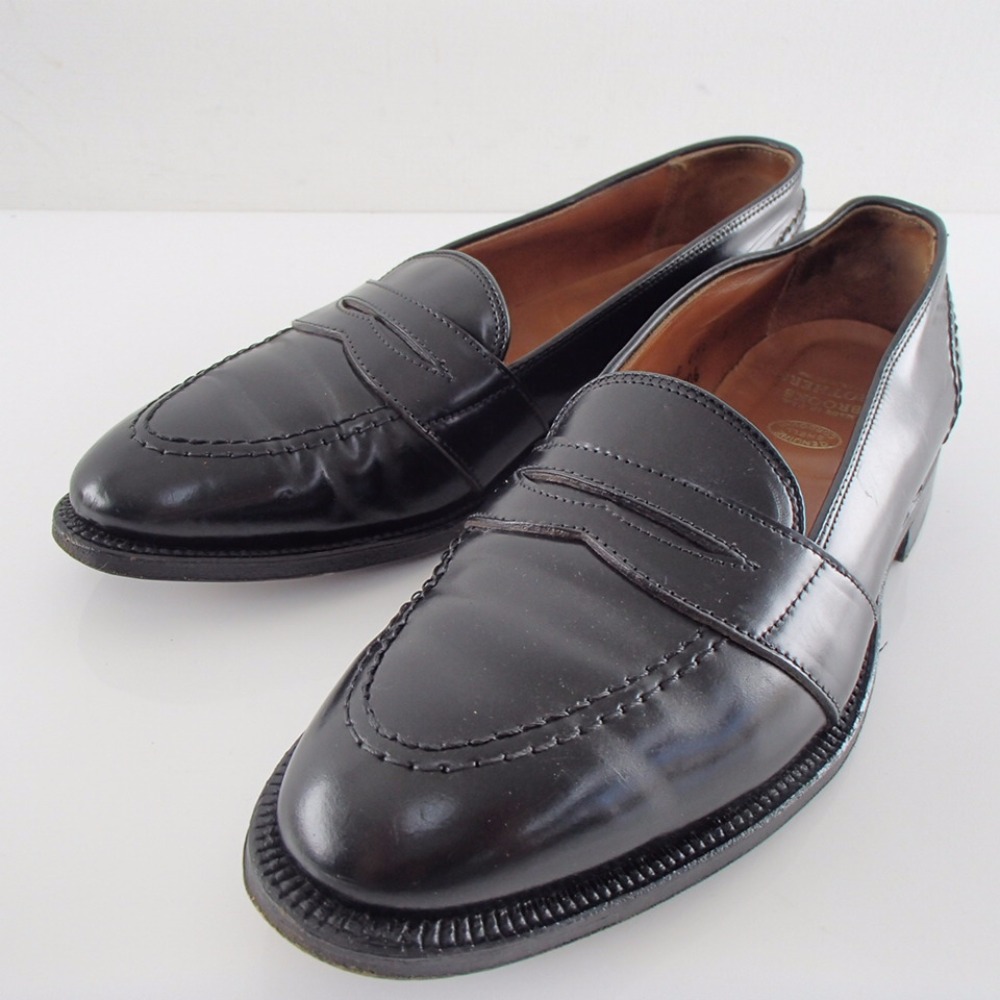 ブルックスブラザーズの革靴のブラック コードバンコインローファーの買取実績です 18年11月14日公開の情報です エコスタイル