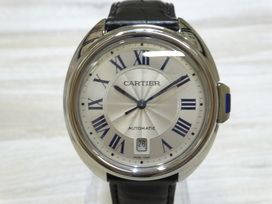 カルティエのクレドゥカルティエ デイト 自動巻き 腕時計をブランド時計買取のエコスタイル銀座本店で買取致しました。