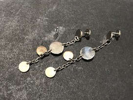 エルメスのSV925×K18　セリエ　ドロップピアスの買取実績です。