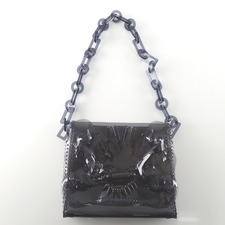 マメクロゴウチ AC094 Vinyl Chloride Long Chain Bag クリア チェーンショルダーバッグ 買取実績です。