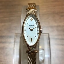 アガット（agate）のオーバルフェイス ジュエリーウォッチをお買取しました。時計買取もエコスタイルにお任せください！状態は未使用品でございます。