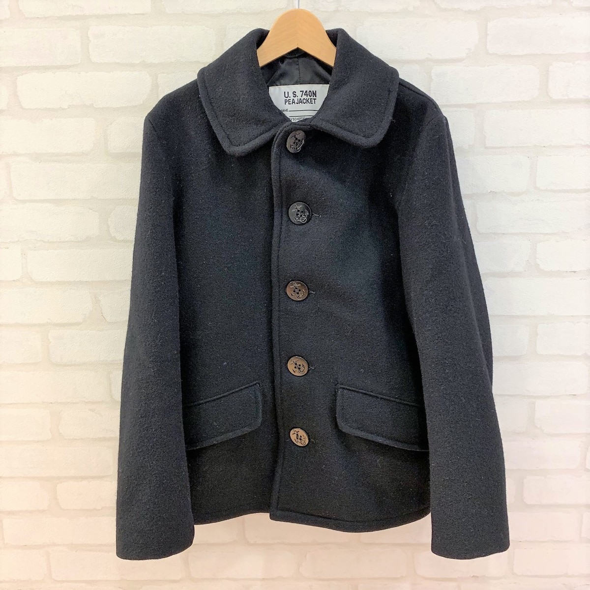 ショットの洋服の7178 黒 シングルpコートの買取実績です 19年4月13日公開の情報です エコスタイル