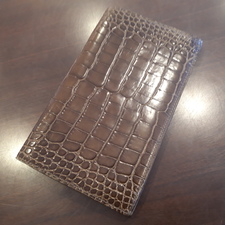 エルメス クロコアリゲーター　手帳カバー 買取実績です。