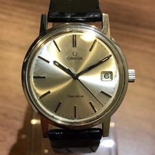 オメガ ジュネーブ SS シルバー文字盤 腕時計 買取実績です。