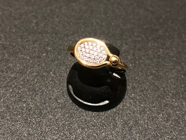 ジョージジェンセンのK18YG　サヴァンナ　0.11ct　リングの買取実績です。