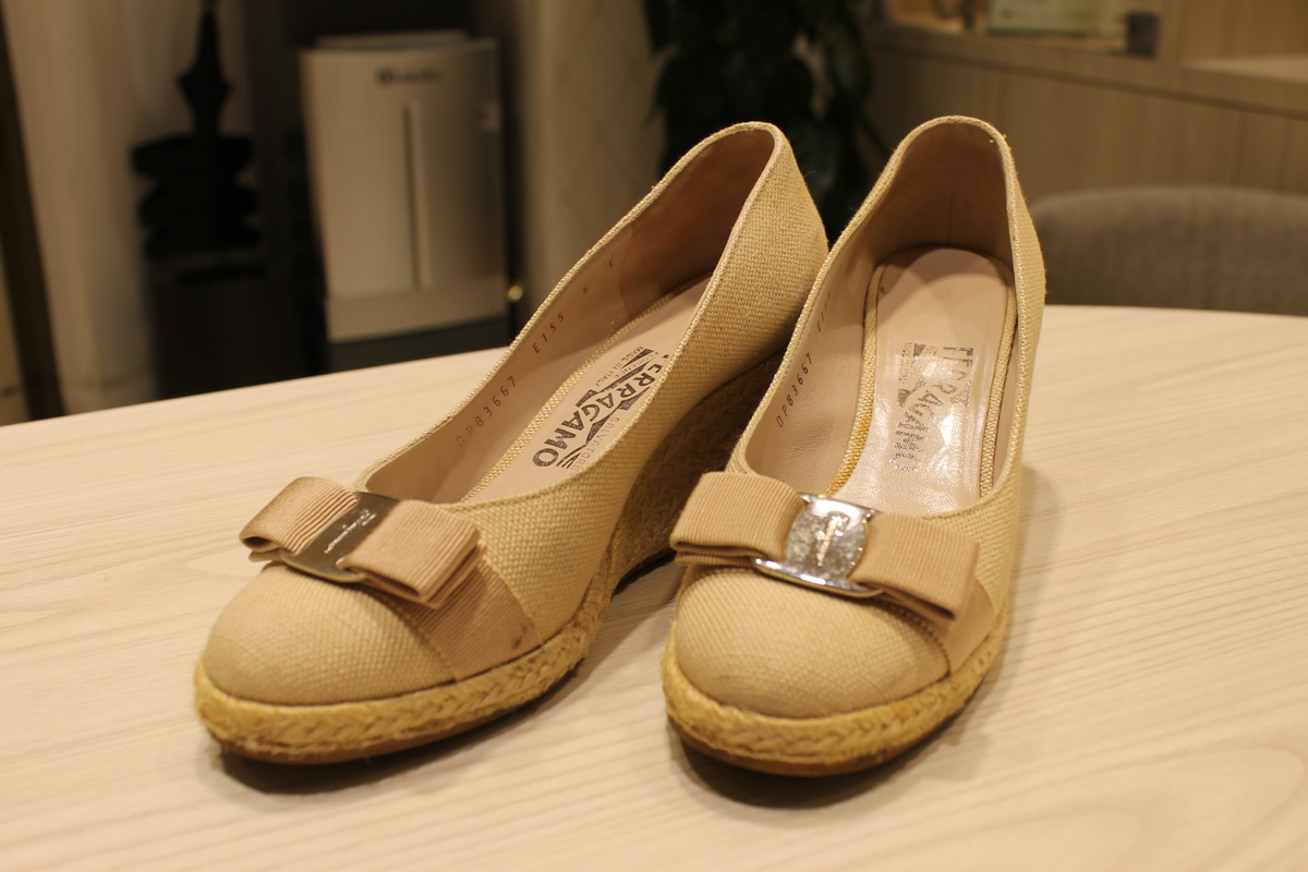 Ferragamo ウェッジソール （渋谷店でサルヴァトーレフェラガモの  