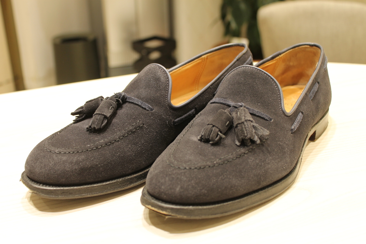 クロケット ジョーンズの革靴のネイビー キャベンディッシュ タッセルスリッポンの買取実績です 19年4月25日公開の情報です エコスタイル