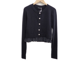 ヨーコチャンの18AW YCN-318-047 Pearl Frill Cardiganフェイクパールフリルカーディガンの買取実績です。