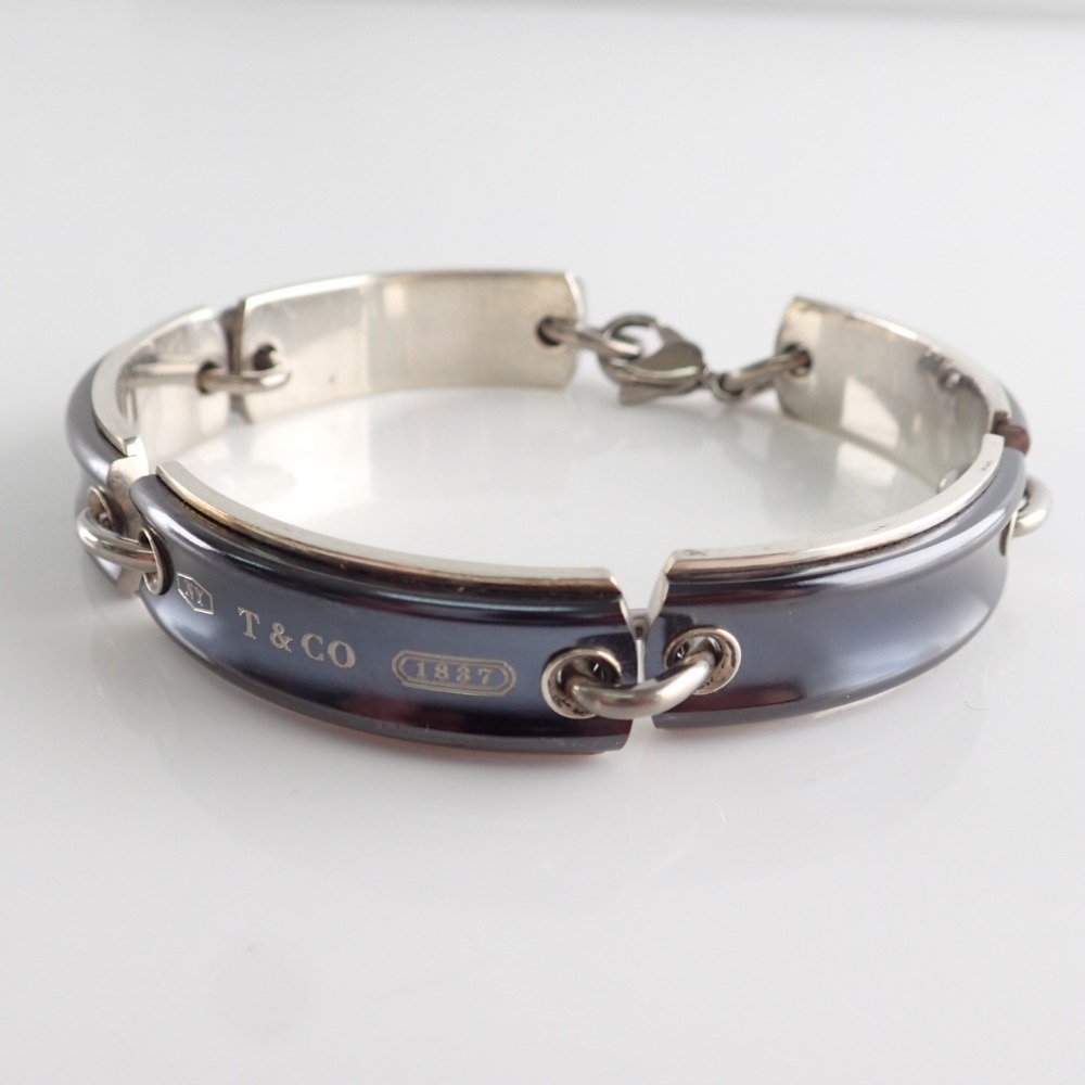 ティファニー シルバー チタン 1837 バングル ブレスレット カフ 楽天