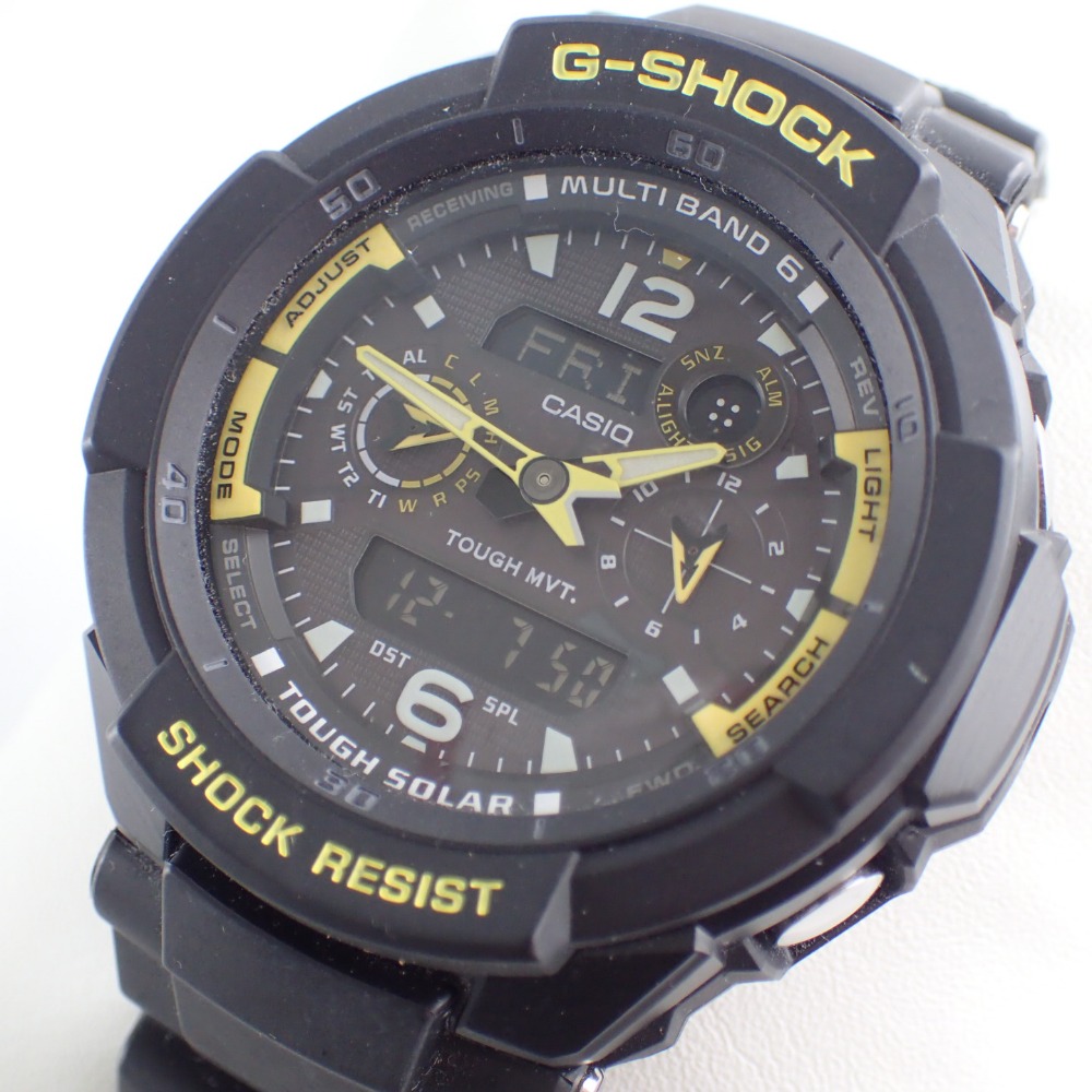 G-SHOCKのGW-3500B-1AJF SKY COCKPITスカイコックピット GRAVITYMASTERグラビティマスター アナデジ タフソーラ電波腕時計の買取実績です。