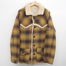 ティーエムティー TJK-F1008  BOA RANCH COAT チェック  ウール  ボアランチコート 買取実績です。