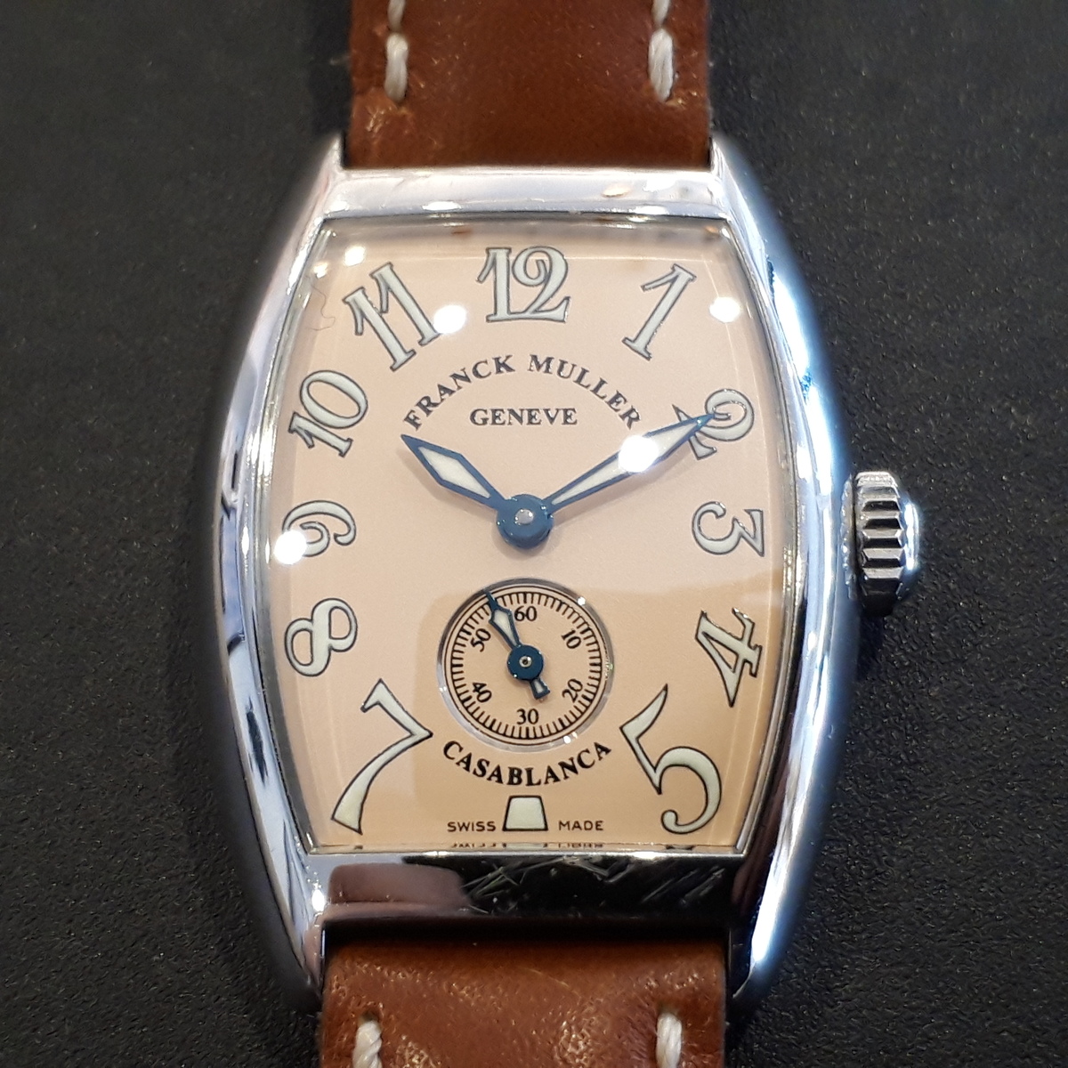 フランクミュラーの1750S6 カサブランカ SS 手巻き時計 レディースの買取実績です。