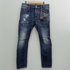 ディースクエアード 国内正規 S74LA0787 TIDY BIKER JEANタイディバイカージーン ヴィンテージ＆クラッシュ＆リペア加工デニムパンツ 買取実績です。