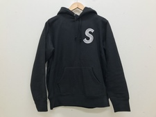 シュプリーム 黒　18AW　Slogo hooded sweatshirt　Sロゴ刺繍 パーカー 買取実績です。