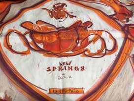 エルメスのカレ90 NEWSPRINGS スカーフの買取実績です。