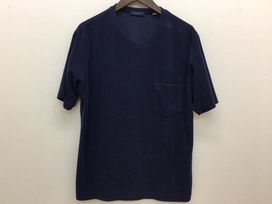トゥモローランドのネイビー クルーネック パイルTシャツの買取実績です。