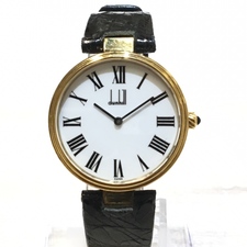 ダンヒル SV925 銀無垢 ホームマーク付き ラウンド ミレニアム 腕時計 買取実績です。