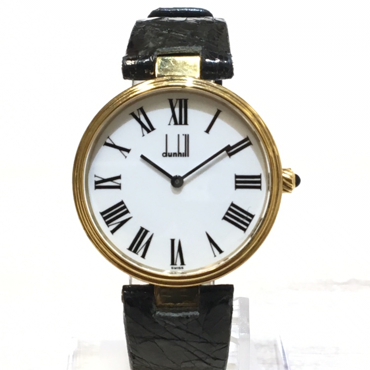 ダンヒルのSV925 銀無垢 ホームマーク付き ラウンド ミレニアム 腕時計の買取実績です。