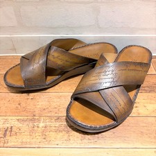 ベルルッティ ブラウン　カリグラフィ　レザーサンダル 買取実績です。