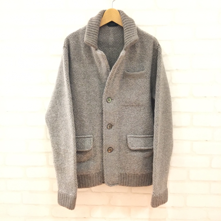 ザノーネのウール×アルパカ ニット ジャケットをブランド洋服買取のエコスタイル銀座本店で買取致しました。 買取価格・実績 2019年3月23日