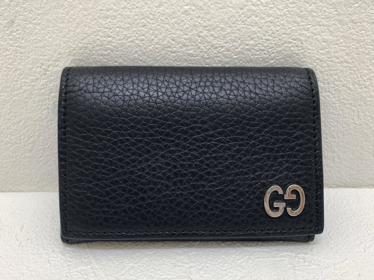 グッチの黒　GG　ドリアン　カードケース　473923の買取実績です。