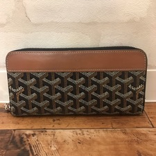 新宿南口店でゴヤール（GOYARD）のマティニョン ラウンドジップウォレットをお買取しました。状態は通常使用感のあるお品物です。