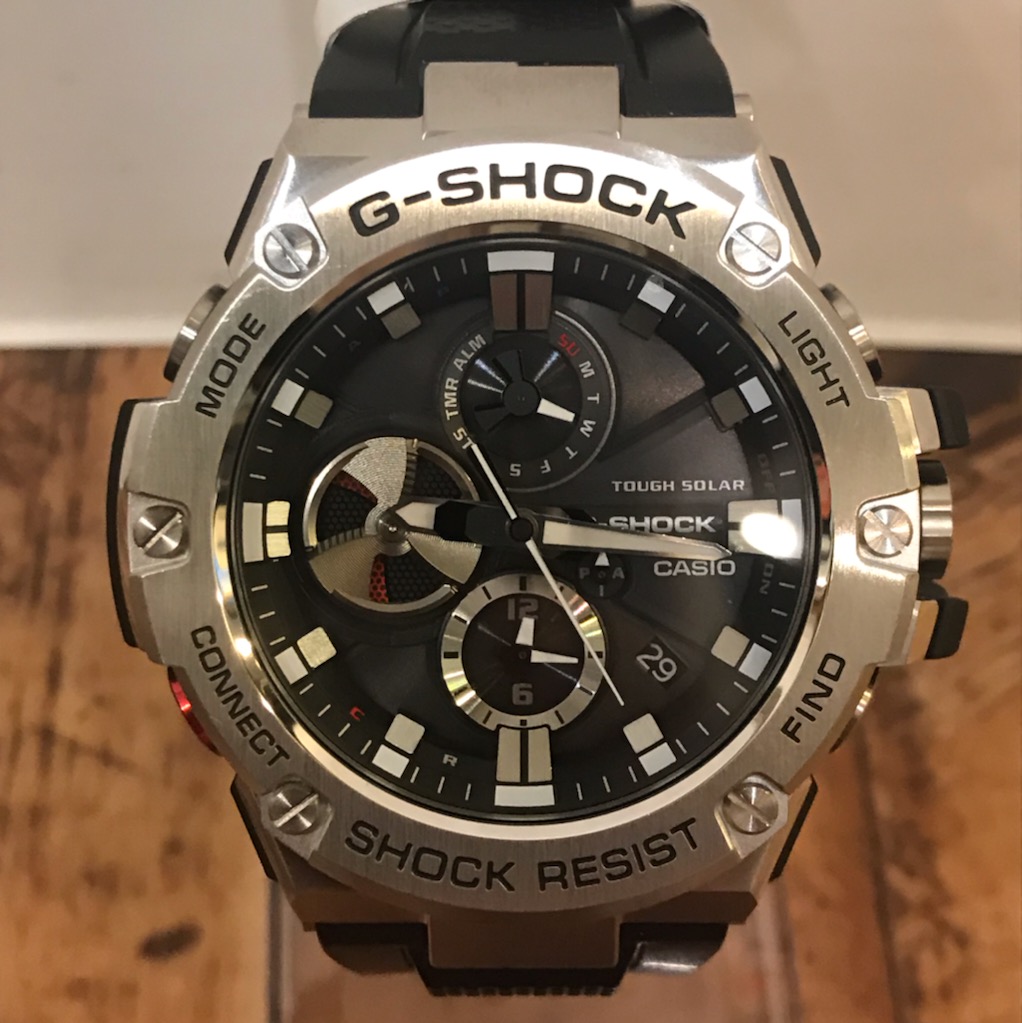 G-SHOCKのGST-B100-1AJF G-STEEL タフネスクロノグラフ リンク 腕時計の買取実績です。