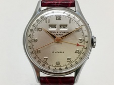 浜松鴨江店にて、クエルボイソブリノスの革ベルト　手巻き時計を買取しました。状態は通常使用感があるお品物です。