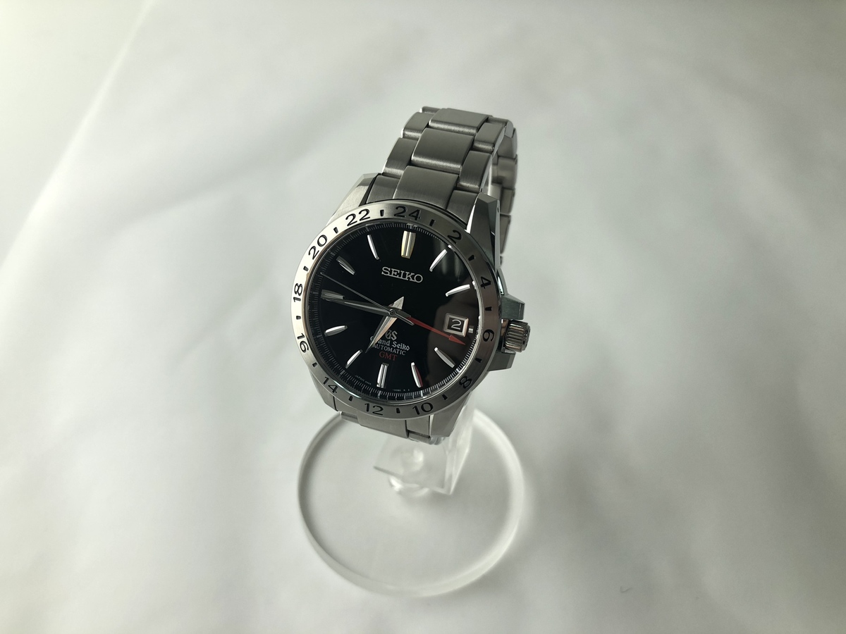 セイコーのSBGM027 9S66-00B0 9S メカニカル デュアルタイム 自動巻腕時計の買取実績です。