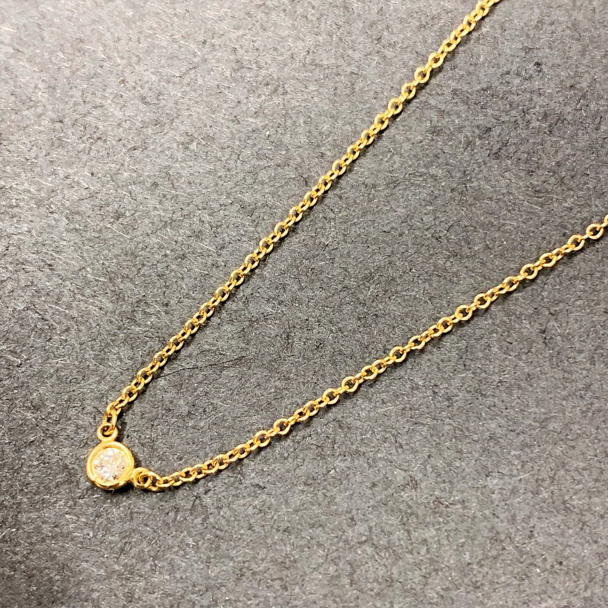 ティファニーのぺレッティ バイザヤード 1Pダイヤネックレスを買取致しました。エコスタイル銀座本店です。 買取価格・実績 2019年6月15日