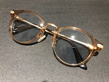 エコスタイル渋谷店で、アヤメのメタルとセルロイドを使用した眼鏡のジェネラルを買取ました。状態はとてもきれいな状態です。