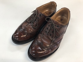 トリッカーズのM5633 ブラウン バートン カントリー マロン ウイングチップシューズの買取実績です。