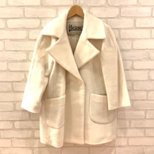 ヘルノ アンゴラシルク混 ウール 7分袖 ダブル コート 買取実績です。