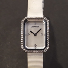 シャネル プルミエール　ダイヤベゼル　ラバーベルト　クォーツ時計　※電池切れ 買取実績です。