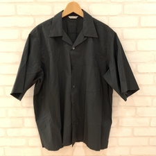 オーラリー 17年春夏 黒 SELVEDGE WEATHER CLOTH OPEN COLLARED H/S SHIRTS 買取実績です。