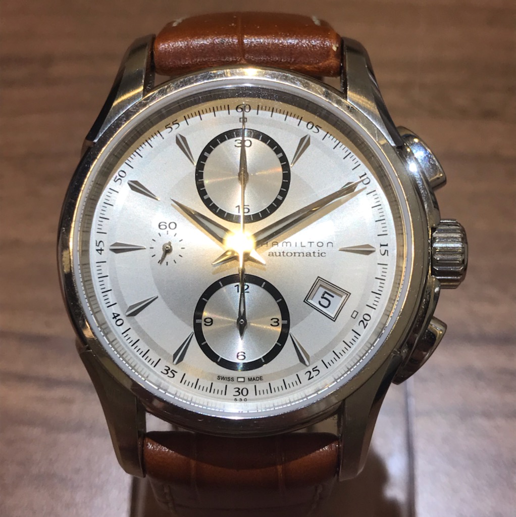ハミルトンのH326160 ジャズマスター クロノグラフ カレンダー 腕時計の買取実績です。