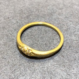 ハムの７Pダイヤモンド 0.07ct しずくリングの買取実績です。
