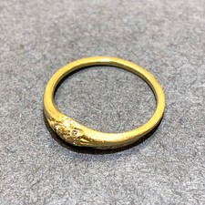 ハム ７Pダイヤモンド 0.07ct しずくリング 買取実績です。