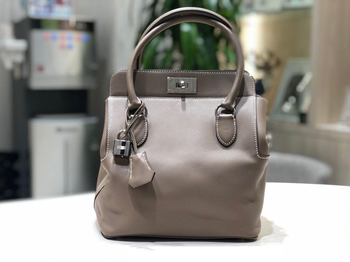 エルメス HERMES ツールボックス 20 エトゥープ 美品 レア貴重 