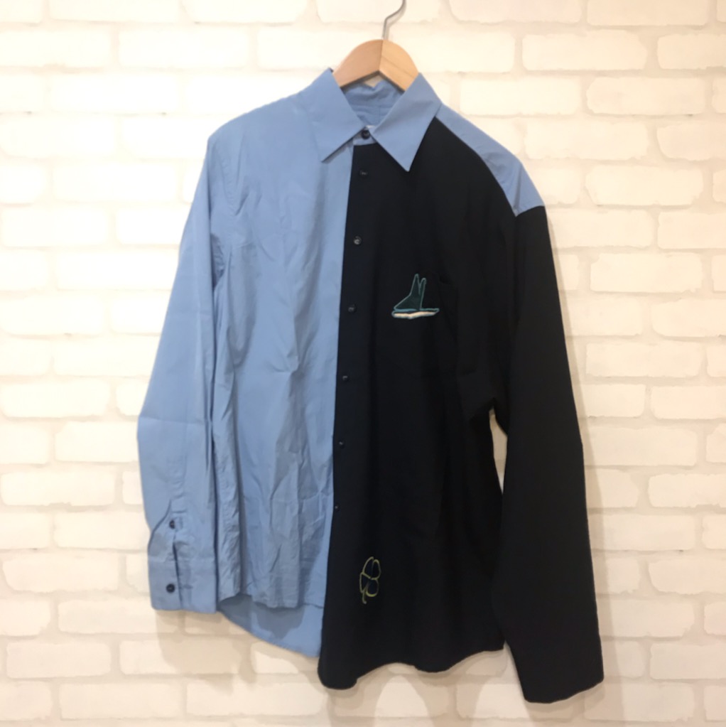 エコスタイル新宿南口店でマルニの18SS ウールドッキング アシンメトリーシャツをお買取しました。 買取価格・実績 2019年8月23日公開
